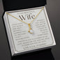 To My Wife Necklace, Anniversary Gift, Wife Gift Ideas, Gift From Husband, Wife Birthday Gift, Romantic Gift Wife, Anniversary Wife