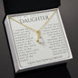 To My Daughter, Daughter Gift, Daughter Necklace, Daughter Birthday, Daughter Christmas Gift, Daughter Gift Ideas