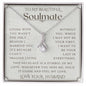 To My Soulmate, Wife necklace, Wife anniversary, Gift for Wife, Gift from husband, Gift for Soulmate, Anniversary necklace
