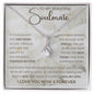 To My Soulmate Necklace - Anniversary Gift - Wife Gift Ideas - Gift From Husband - Wife Birthday Gift - Romantic Gift Wife - Anniversary Wife