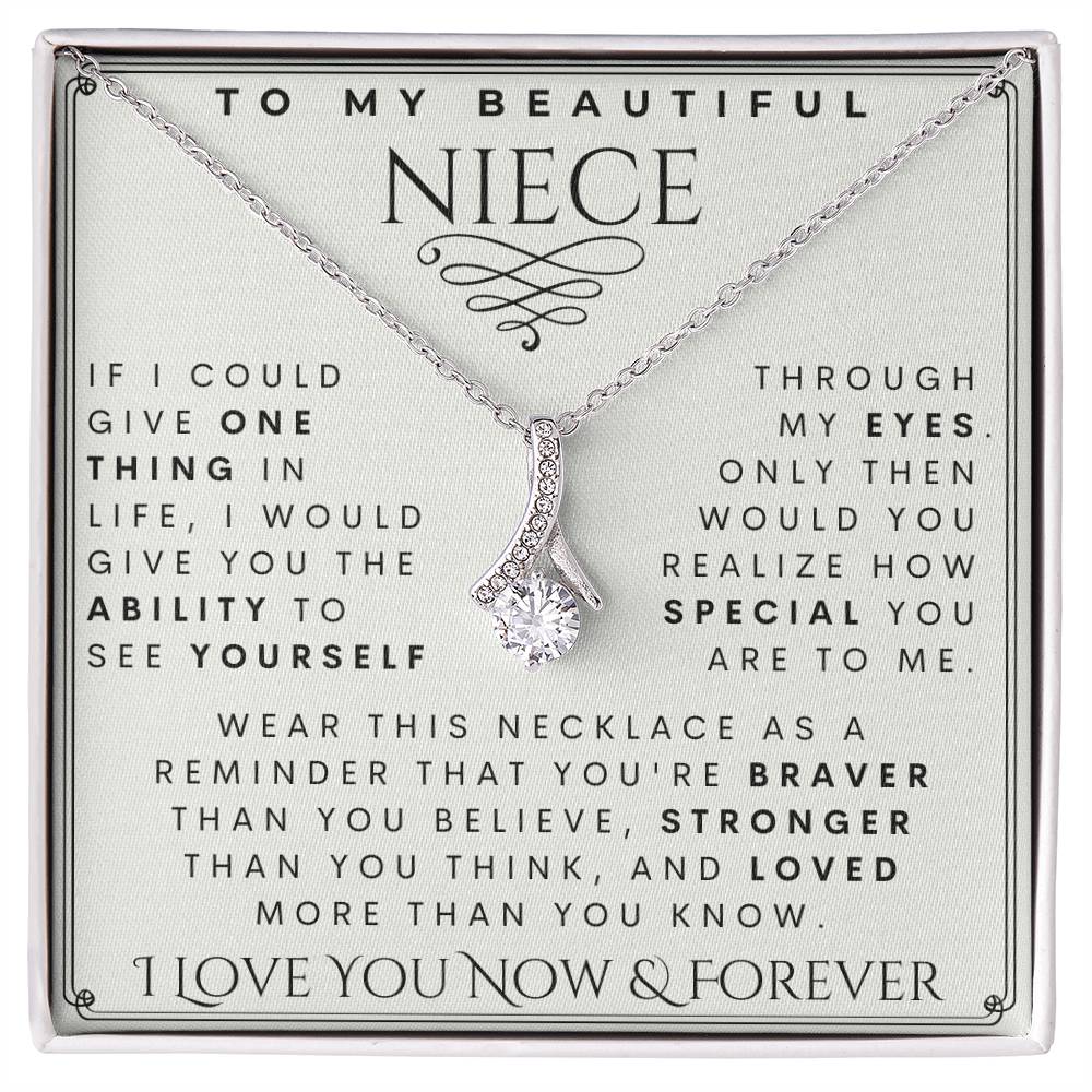 To My Niece, Niece Necklace, Niece Birthday, Niece Christmas Gift, Niece Gift Ideas, Aunt & Uncle Niece Gift