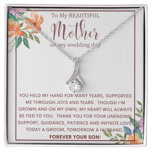 To My Beautiful Mother from Son | Alluring Beauty necklace