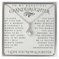 To My Granddaughter Gift, Grandma Gift, Gift from grandpa, Birthday Gift, Personalized Gift, Daughter Christmas