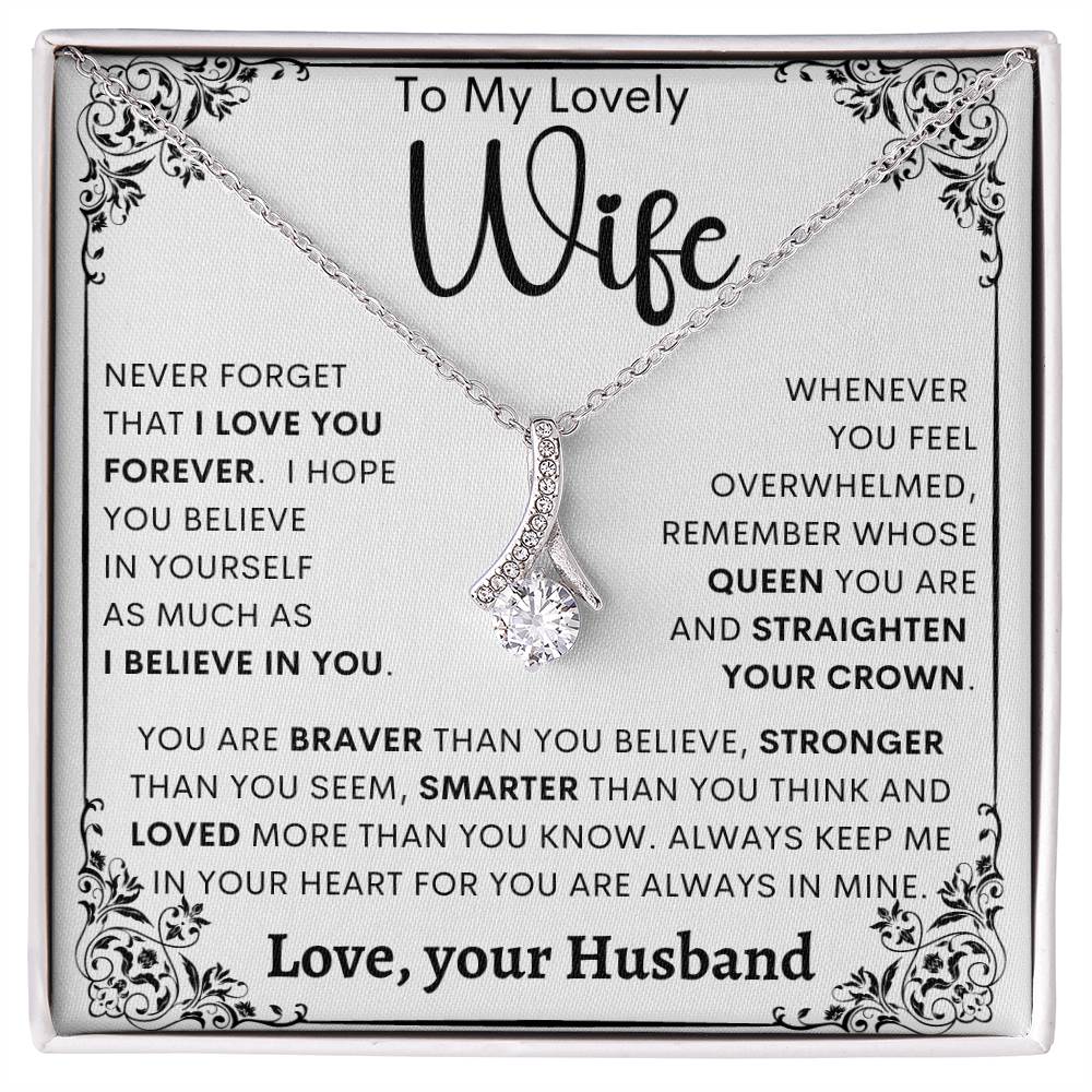 To My Wife - Alluring Beauty Necklace