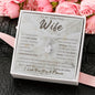 To My Wife Necklace, Anniversary Gift, Wife Gift Ideas, Gift From Husband, Wife Birthday Gift, Romantic Gift Wife, Anniversary Wife