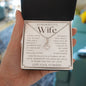 To My Wife Necklace, Anniversary Gift, Wife Gift Ideas, Gift From Husband, Wife Birthday Gift, Romantic Gift Wife, Anniversary Wife