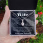 To My Wife Necklace, Anniversary Gift, Wife Gift Ideas, Gift From Husband, Wife Birthday Gift, Romantic Gift Wife