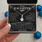 To My Daughter, Daughter Necklace, Daughter Birthday, Daughter Christmas Gift, Daughter Gift Ideas, Father Mother Daughter Gift