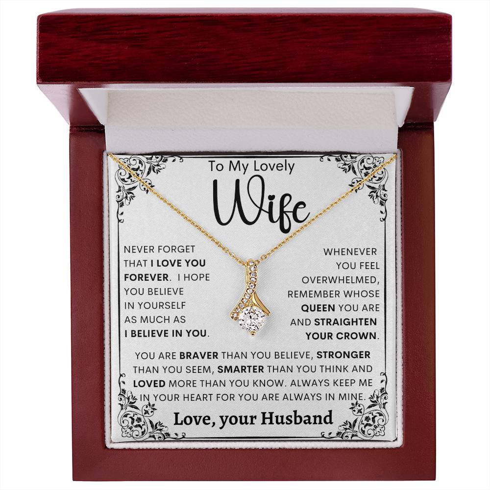 To My Wife - Alluring Beauty Necklace