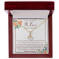 To My Beautiful Mother from Son | Alluring Beauty necklace