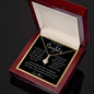 To My Lovely Daughter from Mom | Alluring Beauty necklace