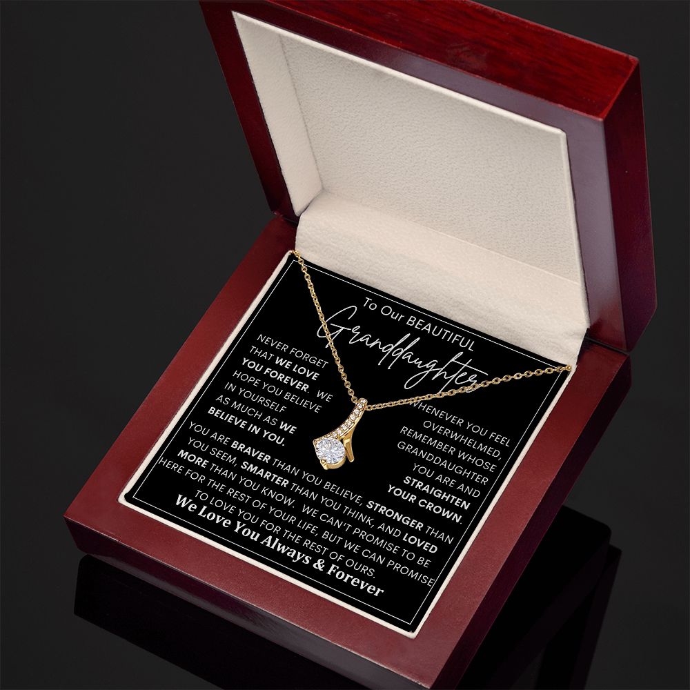 To Our Beautiful Granddaughter | Alluring Beauty necklace