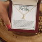 To My Bride - Bride Gift From Groom, Wedding Day Gift, Groom to Bride, Jewelry Gift from Groom to Bride, Beautiful Bride Necklace, To My Bride From Groom