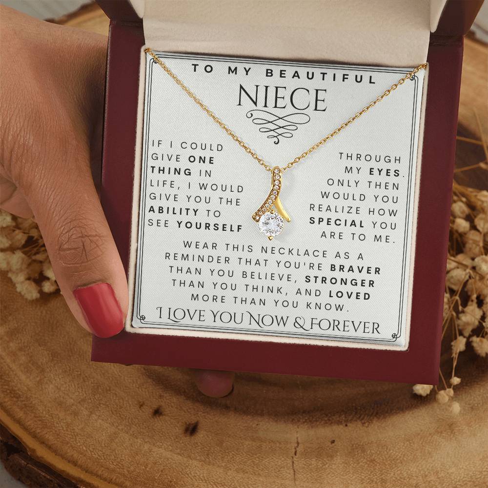 To My Niece, Niece Necklace, Niece Birthday, Niece Christmas Gift, Niece Gift Ideas, Aunt & Uncle Niece Gift