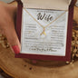To My Wife Necklace, Anniversary Gift, Wife Gift Ideas, Gift From Husband, Wife Birthday Gift, Romantic Gift Wife, Anniversary Wife