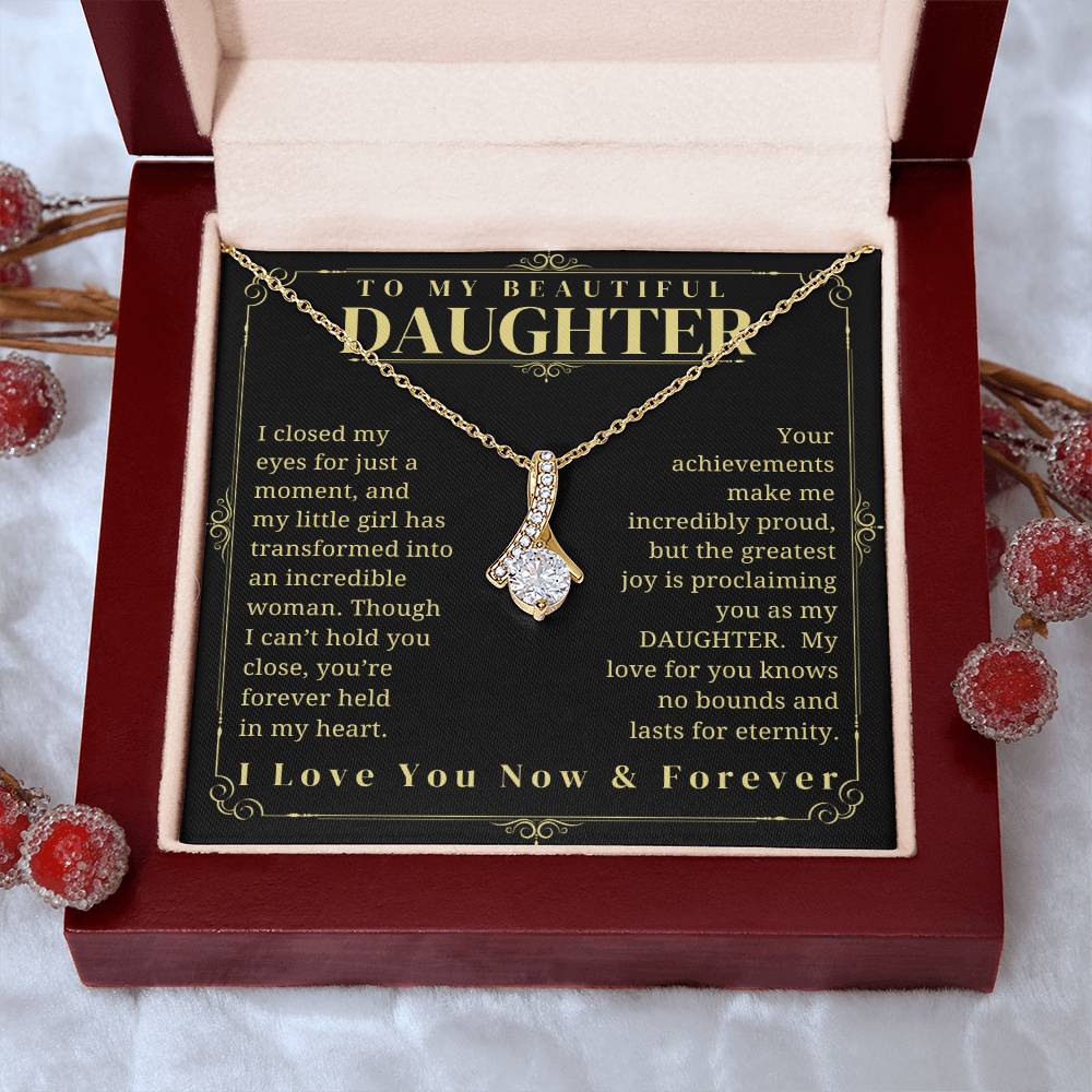 To My Daughter - Daughter Birthday - Graduation Gift - Daughter gift - Mother Daughter Gift - Father Daughter Gift - Daughter Birthday