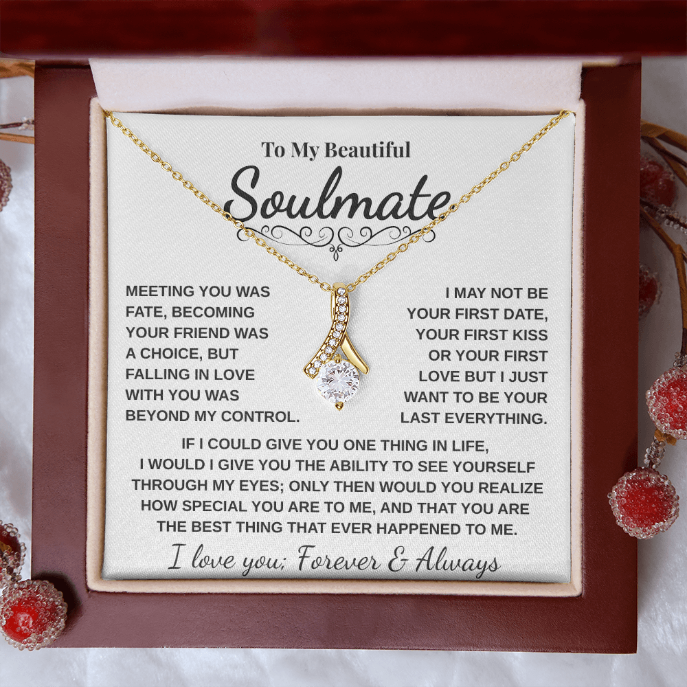 To My Soulmate | Meeting You | Alluring Beauty necklace