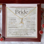 To My Bride Necklace, Anniversary Gift, Wife Gift Ideas, Gift From Husband, Wife Birthday Gift, Romantic Gift Wife, Anniversary Wife