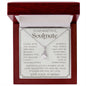To My Soulmate, Wife necklace, Wife anniversary, Gift for Wife, Gift from husband, Gift for Soulmate, Anniversary necklace