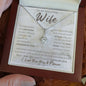 To My Wife Necklace, Anniversary Gift, Wife Gift Ideas, Gift From Husband, Wife Birthday Gift, Romantic Gift Wife, Anniversary Wife