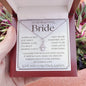 To My Bride, Wedding Day Gift for Bride from Groom, To My Beautiful Bride, Gift from Groom, To Bride Gift Wedding Day