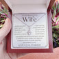 To My Wife Necklace, Anniversary Gift, Wife Gift Ideas, Gift From Husband, Wife Birthday Gift, Romantic Gift Wife, Anniversary Wife