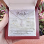 To My Bride Necklace, Anniversary Gift, Wife Gift Ideas, Gift From Husband, Wife Birthday Gift, Romantic Gift Wife, Anniversary Wife