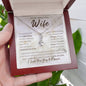 To My Wife Necklace, Anniversary Gift, Wife Gift Ideas, Gift From Husband, Wife Birthday Gift, Romantic Gift Wife, Anniversary Wife