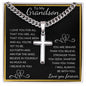 To My Grandson, Grandson Necklace, Gift For Grandson, Gifts From Grandma, Grandson Birthday, Grandson Gift Ideas