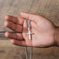 To My Grandson - Cuban Chain with Artisan Cross Necklace