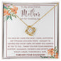 To My Beautiful Mother | Love Knot Necklace