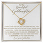 To My Goddaughter | Love Knot Necklace