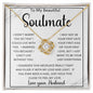 To My Beautiful Soulmate | Love Knot Necklace