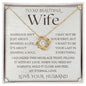 To My Wife Necklace, Anniversary Gift, Wife Gift Ideas, Gift From Husband, Wife Birthday Gift, Romantic Gift Wife, Anniversary Wife