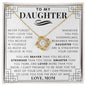 Daughter Gift, Daughter Necklace, Daughter Birthday, Daughter Christmas, Daughter Gift Ideas Father Daughter Gift, Special Daughter, To My Daughter,