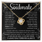 To My Lovely Soulmate | Love Knot Necklace