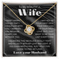 To My Wife Necklace, Anniversary Gift, Wife Gift Ideas, Gift From Husband, Wife Birthday Gift, Romantic Gift Wife