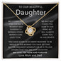 To Our Beautiful Daughter | Love Knot Necklace