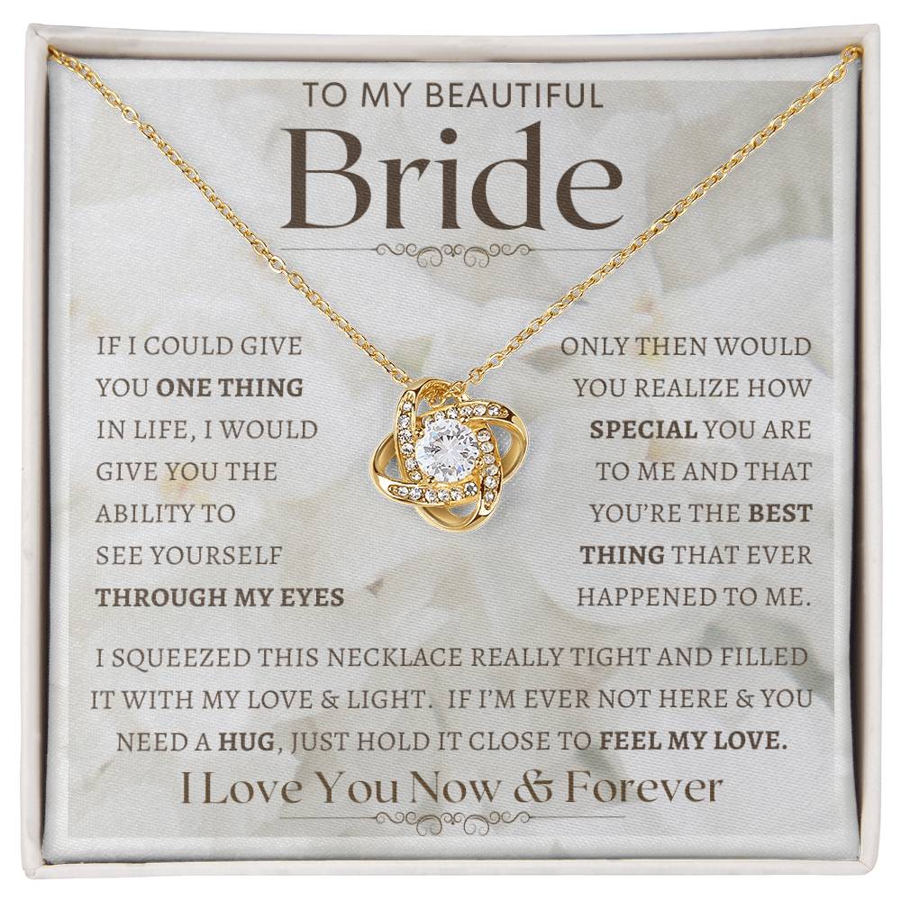 To My Bride Necklace, Anniversary Gift, Wife Gift Ideas, Gift From Husband, Wife Birthday Gift, Romantic Gift Wife, Anniversary Wife