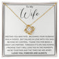 To My Wife | Love Knot Necklace