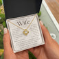 To My Wife Necklace, Anniversary Gift, Wife Gift Ideas, Gift From Husband, Wife Birthday Gift, Romantic Gift Wife, Anniversary Wife