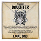 To My Daughter | Love Knot Necklace