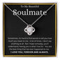 To My Beautiful Soulmate | Love Knot Necklace