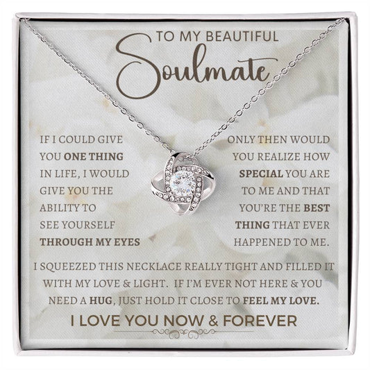 To My Soulmate Necklace, Anniversary Gift, Wife Gift Ideas, Gift From Husband, Wife Birthday Gift, Romantic Gift Wife, Anniversary Wife