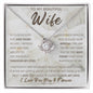To My Wife Necklace, Anniversary Gift, Wife Gift Ideas, Gift From Husband, Wife Birthday Gift, Romantic Gift Wife, Anniversary Wife