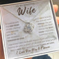 To My Wife Necklace, Anniversary Gift, Wife Gift Ideas, Gift From Husband, Wife Birthday Gift, Romantic Gift Wife, Anniversary Wife