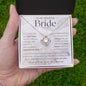 To My Bride Necklace, Anniversary Gift, Wife Gift Ideas, Gift From Husband, Wife Birthday Gift, Romantic Gift Wife, Anniversary Wife