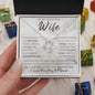 To My Wife Necklace, Anniversary Gift, Wife Gift Ideas, Gift From Husband, Wife Birthday Gift, Romantic Gift Wife, Anniversary Wife