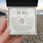 To My Wife Necklace, Anniversary Gift, Wife Gift Ideas, Gift From Husband, Wife Birthday Gift, Romantic Gift Wife, Anniversary Wife