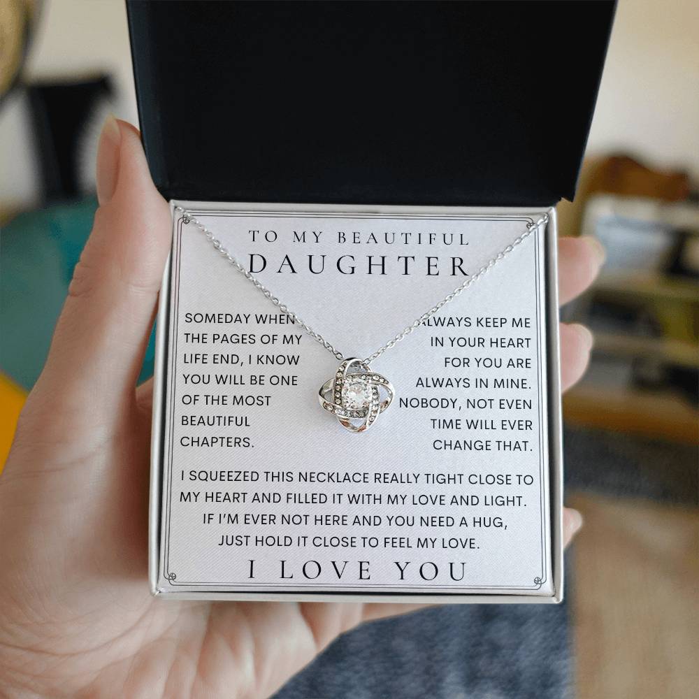 To My Daughter, Daughter Necklace, Daughter Birthday, Daughter Christmas Gift, Daughter Gift Ideas, Father Mother Daughter Gift